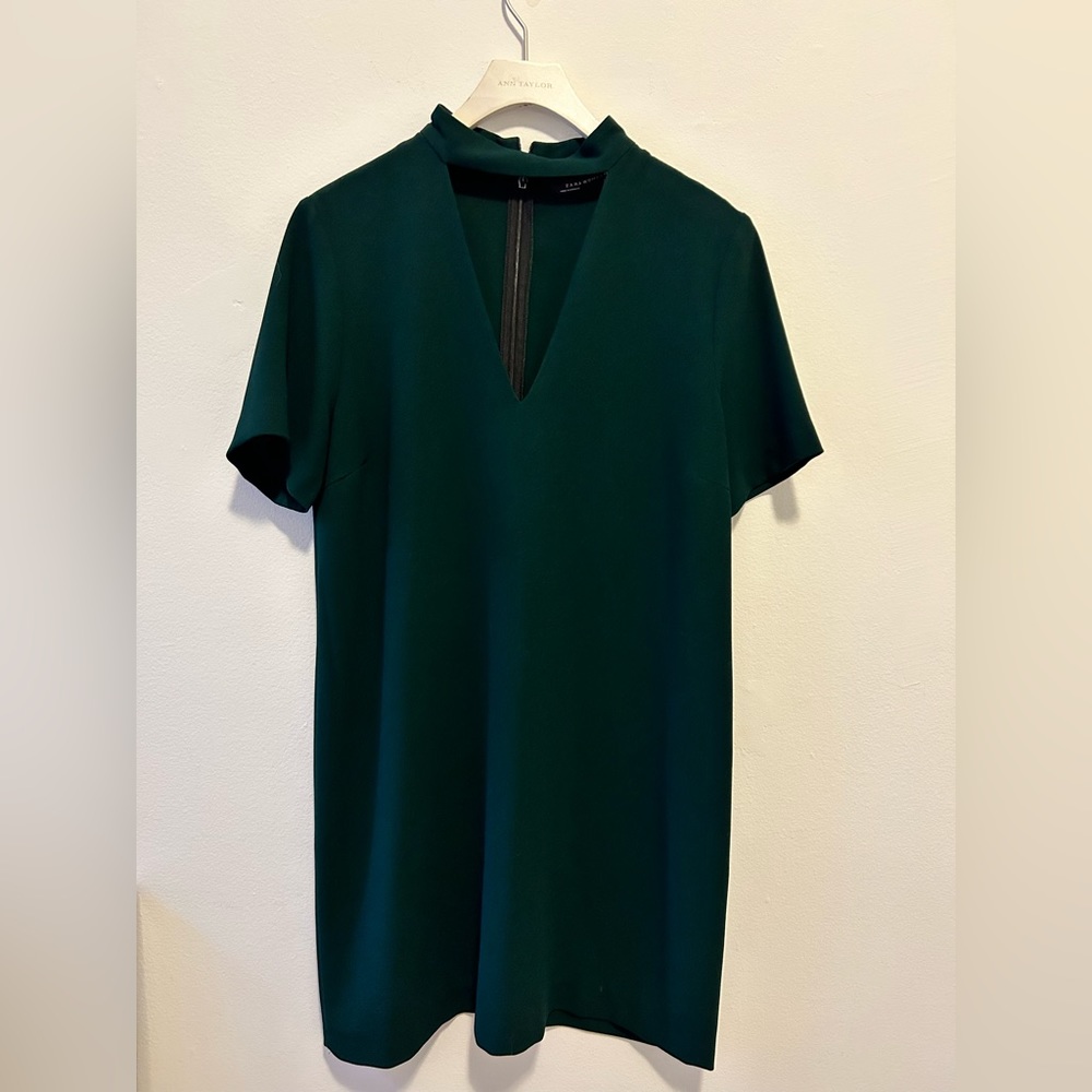 Green Zara dress // size S